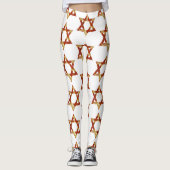 Pizzastern von daviden Leggings (Vorderseite)