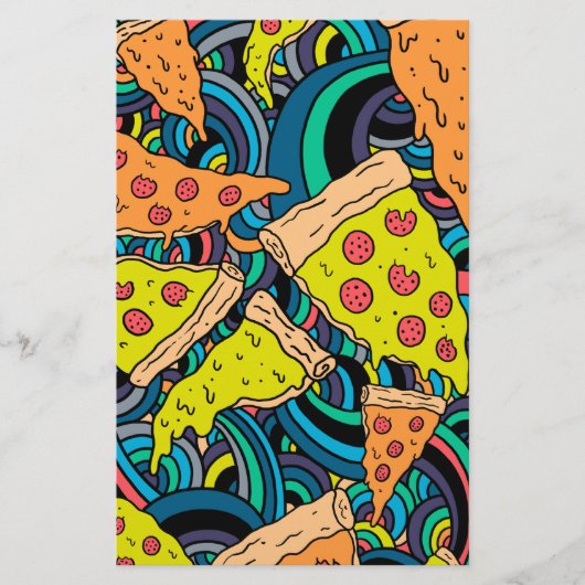 Pizzastrom Briefpapier (Vorderseite)
