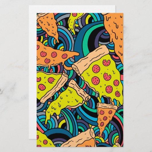 Pizzastrom Briefpapier (Vorne/Hinten)