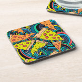 Pizzastrom Getränkeuntersetzer (Linke Seite)