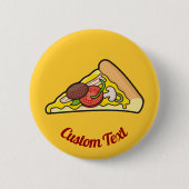 Pizzastück Button (Vorderseite)