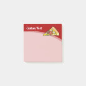 Pizzastück Post-it Klebezettel (Vorderseite)