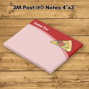 Pizzastück Post-it Klebezettel