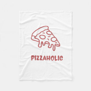 Pizzasüchtiger  fleecedecke