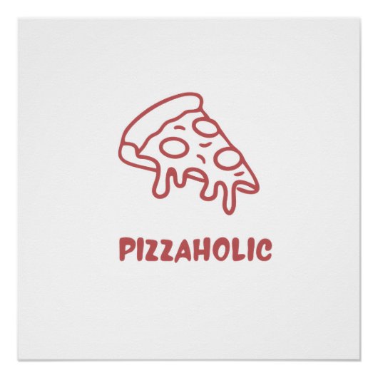 Pizzasüchtiger  poster (Vorderseite)
