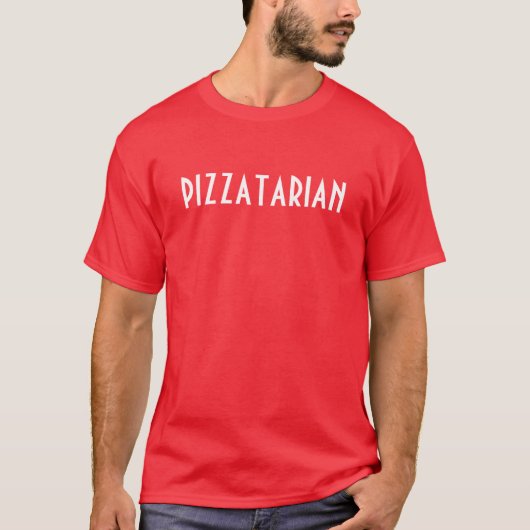 Pizzatarian T-Shirt (Vorderseite)