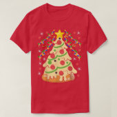 Pizzatree Ugly Christmas Sweater T-Shirt (Design vorne)