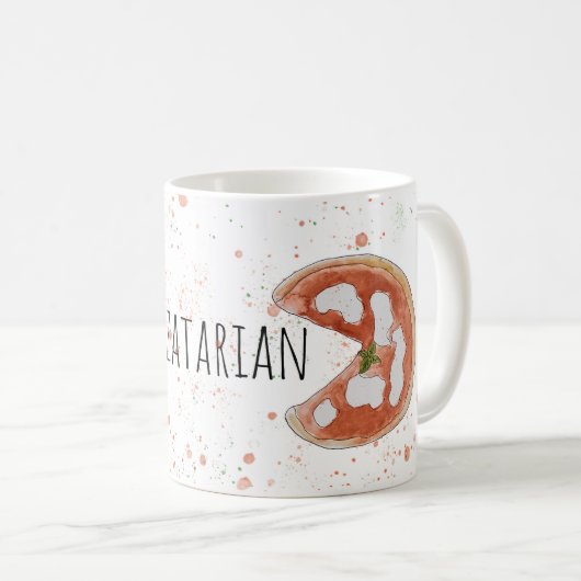 Pizzatrie Kaffeetasse (VorderseiteRechts)