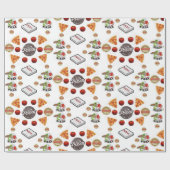 Pizzaverpackung Hochglanzpapier Geschenkpapier (Flach)