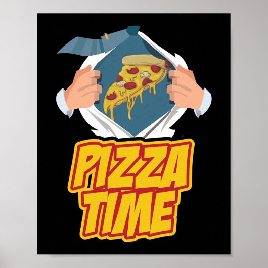 Pizzazeitangebot Poster (Vorne)