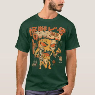Pizzazilla X Ray Kaiju Monster Fast Food Japanisch T-Shirt