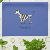Pizzebra Pizza Funny Zebra Küchentuch (Gefaltet)