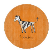 Pizzebra Pizza Zebra Cutting Board Schneidebrett (Vorderseite)