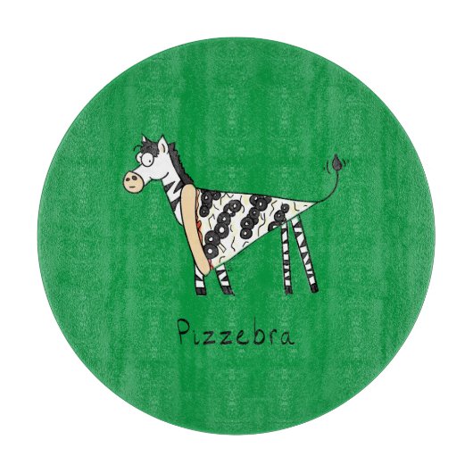 Pizzebra Pizza Zebra Cutting Board Schneidebrett (Vorderseite)