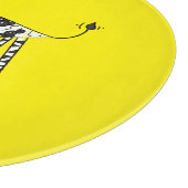 Pizzebra Pizza Zebra Cutting Board Schneidebrett (Ecke)