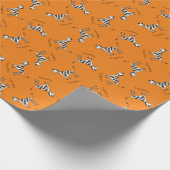 Pizzebra Pizza Zebra Geschenkpapier (Ecke)