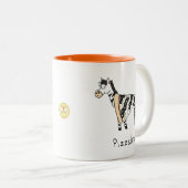 Pizzebra Pizza Zebra Kaffee Tasse (VorderseiteRechts)