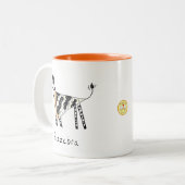 Pizzebra Pizza Zebra Kaffee Tasse (Vorderseite Links)