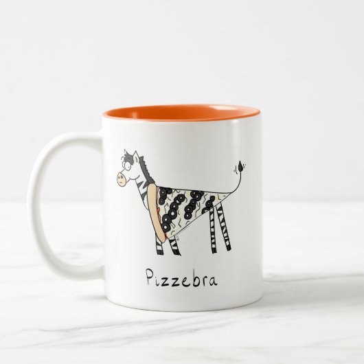 Pizzebra Pizza Zebra Kaffee Tasse (Links)