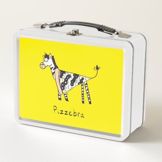 Pizzebra Pizza Zebra Lunch Box (Vorderseite)