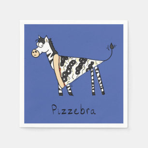 Pizzebra Pizza Zebra Napkins Serviette