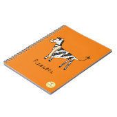 Pizzebra Pizza Zebra Notebook Notizblock (Linke Seite)