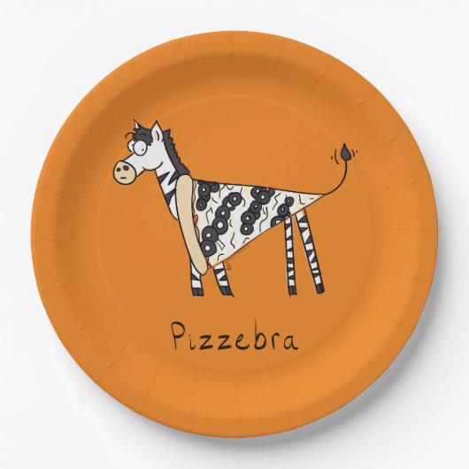 Pizzebra Pizza Zebra Paper Teller (Vorderseite)