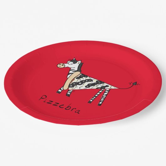 Pizzebra Pizza Zebra Paper Teller (Schrägansicht)