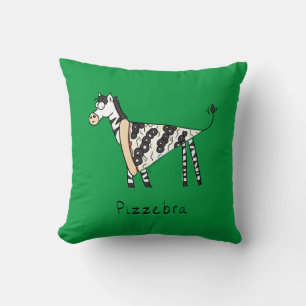 Pizzebra Pizza Zebra Pillow Kissen