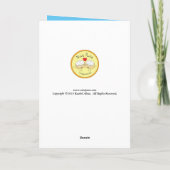 Pizzebra Pizzazebra-niedliche Karte (Rückseite)