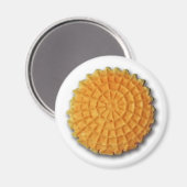 Pizzelle-Cookie-Magnet Magnet (Vorderseite/Rückseite)