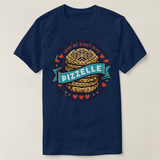 Pizzelle-Liebe T-Shirt (Design vorne)