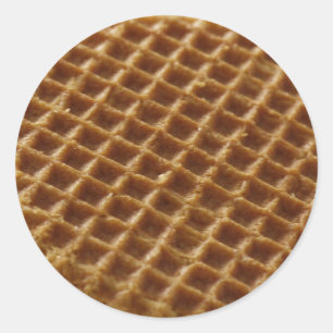 Pizzelle Plätzchen-Aufkleber Runder Aufkleber