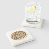 Pizzelle Steinuntersetzer (Seitenansicht)