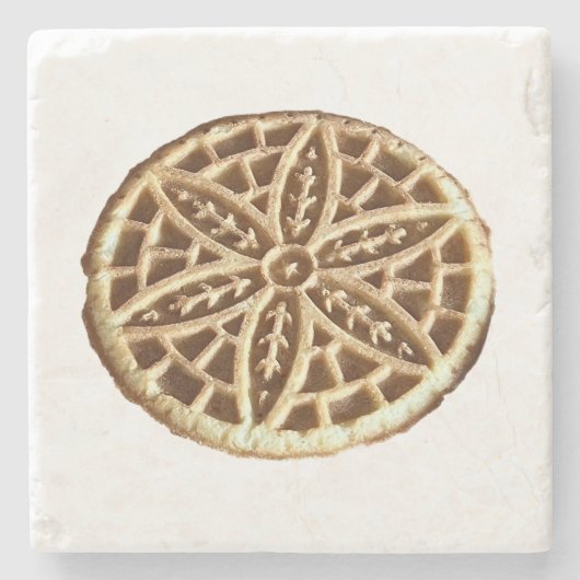 Pizzelle Steinuntersetzer (Vorderseite)