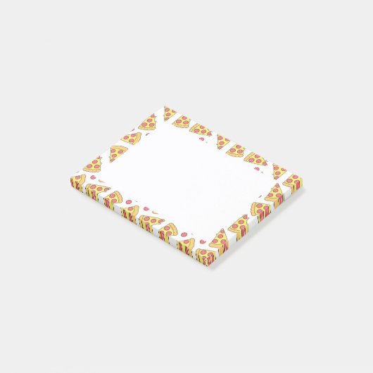Pizzen Post-it Klebezettel (angewinkelt)