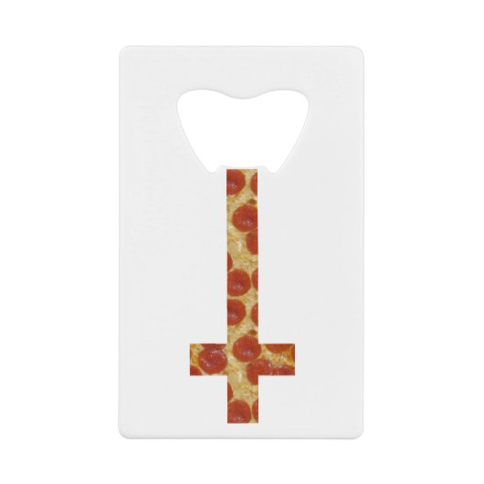 Pizzenkreuz Geldbeutel Flaschenöffner (Vorderseite)