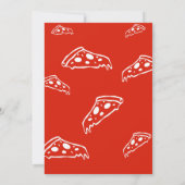 Pizzeria 1. Geburtstag 1 Vintag Einladung (Rückseite)