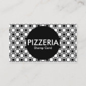 Pizzeria-Briefmarkenkarte Treuekarte (Rückseite)