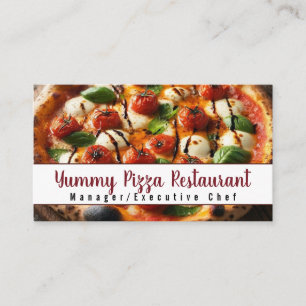 Pizzeria Catering Service Events Visitenkarte