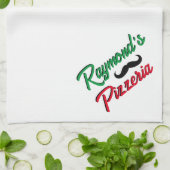 Pizzeria Custom Geschirrtuch (Gefaltet)