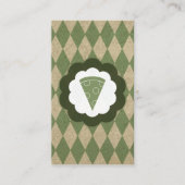 Pizzeria diamonds Briefmarken card Treuekarte (Vorderseite)