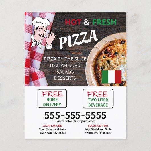 Pizzeria Flyer (Vorne)