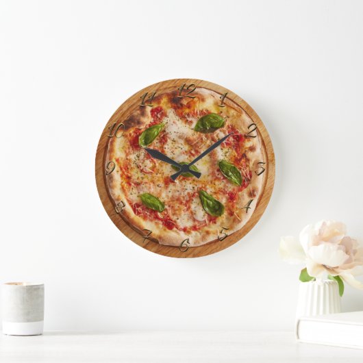 Pizzeria Große Wanduhr (Zuhause)