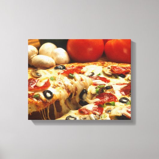 Pizzeria Leinwanddruck (Vorderseite)