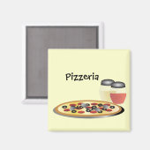 Pizzeria Magnet (Vorderseite/Rückseite)