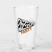 Pizzeria-Party Glas (Vorderseite)
