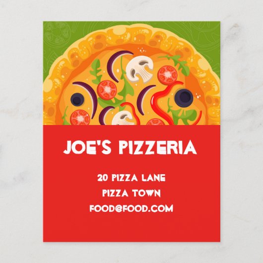 Pizzeria Pizza Food Flyer (Vorne)