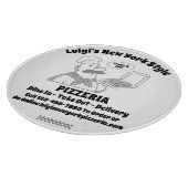 Pizzeria Pizza im Detail Pizza Koch Schneidebrett (Ecke)