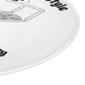 Pizzeria Pizza im Detail Pizza Koch Schneidebrett (Ecke)